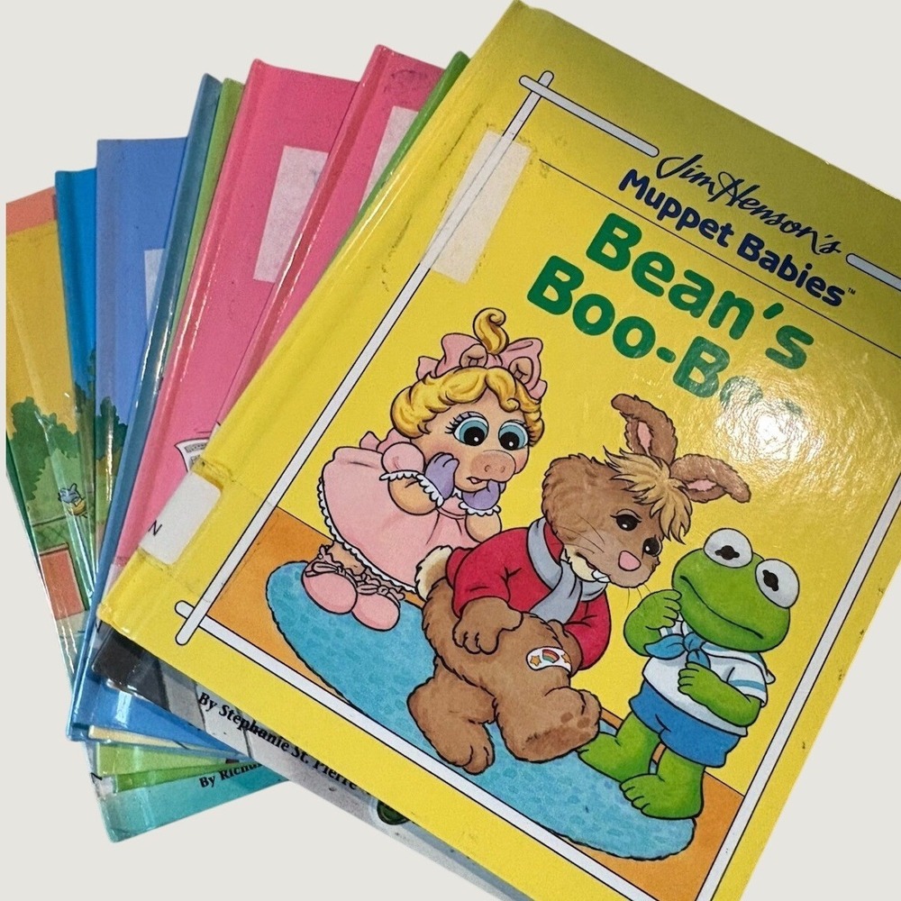 RARE Vintage 80's MUPPET BABIES Plus‎ Others! Books Lot Of 12 Jim Henson